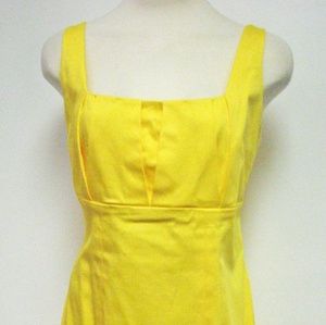 Yellow Calvin Klein dress